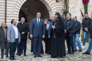 Вучић на Хиландару: Поносан сам што смо сачували нешто што је биће и суштина нашег народа