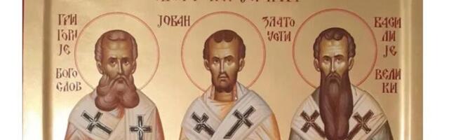 Верници славе Света три јерарха, према предању штите од злих ветрова