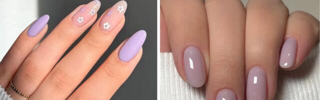 Mlečni lavanda nokti su najlepši prolećni trend za nežni pastelni manikir