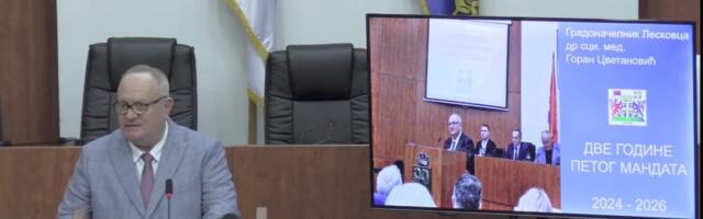 Cvetanović: Nadam se da ćemo na kraju mandata imati hrabrosti ali i rezultate da ovako stojimo pred građanima Leskovca