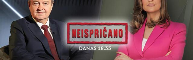MINISTAR UNUTRAŠNJIH POSLOVA REPUBLIKE SRBIJE IVICA DAČIĆ U EMISIJI “NEISPRIČANO”,
DANAS U 18.35