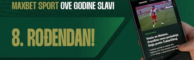 Portal MaxBet Sport slavi 8. rođendan – čitaoce čekaju vredne nagrade