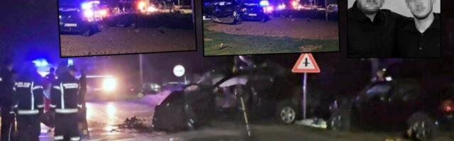 Prvi snimak jezive nesreće: Automobil iz kojeg su izvlačili tela nastralih mladića uništen do neprepoznatljivosti (VIDEO/FOTO)