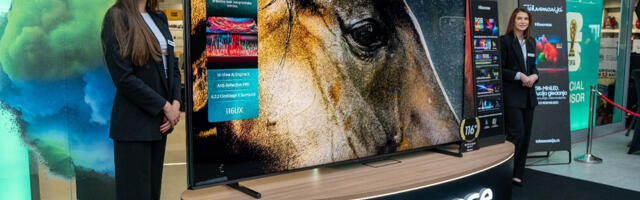 Najveći televizor ikad stigao u Srbiju – tri metra besprekorne slike