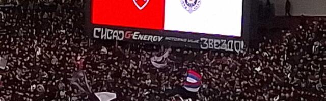 GROBARI UNIŠTILI SEMAFOR NA STADIONU CRVENE ZVEZDE: Osvanula ružna parola na južnoj tribini