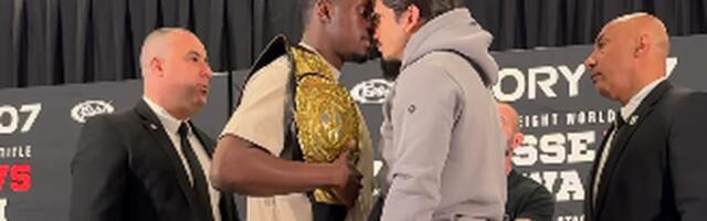 Neviđena tenzija na promociji spektakla, Cvjetićanin i Kroma licem u lice: Srpski borac se našalio sa šampionom! /VIDEO/