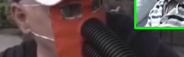 Na to ima odgovor Beograđinin sa veoma čudnom zaštitnom maskom! (FOTO)