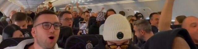 GROBARI ZAPALILI AVION: Luda žurka na letu košarkaša Partizana (VIDEO)