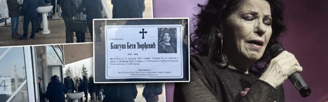 Pevačicu sahranju 15 dana nakon smrti: Porodica se oprašta od Beti Đorđević (VIDEO)
