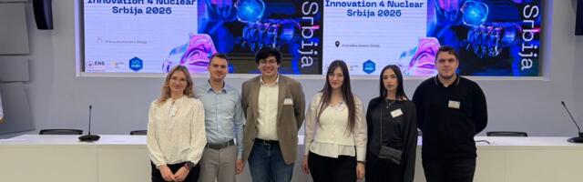 Pobednik nacionalnog takmičenja u nuklearnim inovacijama - Đorđe Đorđević iz SRBATOM-a