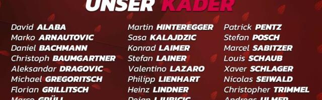 Spisak Austrije za baraž: Dragović, Arnautović, Kalajdžić, Ljubičić...