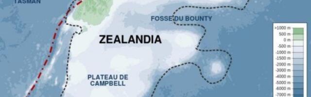 Objavljena prva mapa zemljinog izgubljenog kontinenta