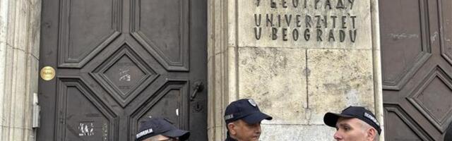 Smrt studentkinje Filozofskog fakulteta: Policija u Rektoratu Beogradskog univerziteta