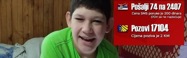Pomozimo Stevanu slanjem 74 na 2407   