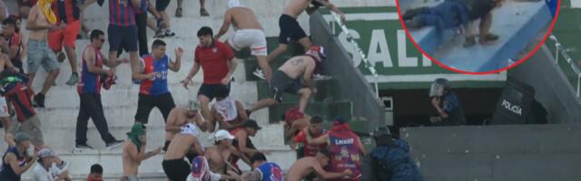 (UZNEMIRUJUĆE) Navijači umalo ubili policajca - Potpuno bezumlje, sevale puške, noževi i palice