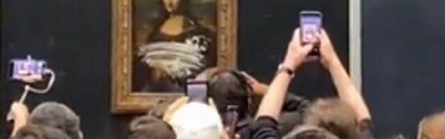 Mladić prerušen u invalida gađao Mona Lizu (VIDEO)