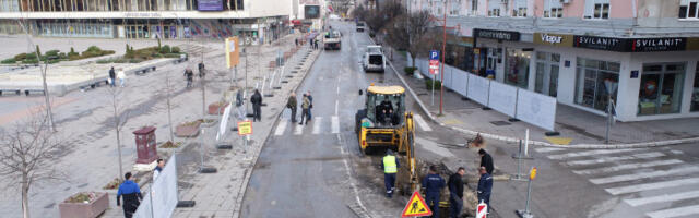Počela rekonstrukcija Ulica župana Stracimira, za 100 dana biće pešačka zona