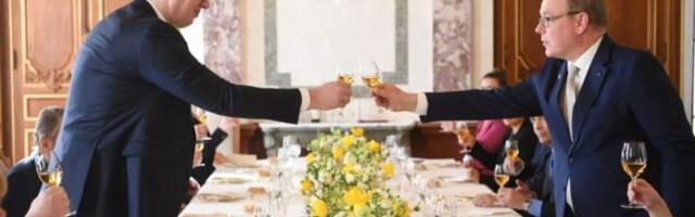 ZDRAVICA DVOJICE DRŽAVNIKA! Knez Albert II od Monaka priredio svečani ručak u čast predsednika Aleksandra Vučića!