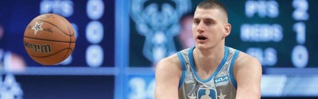 Jokić posle Ol stara prepustio palicu Bartonu, ali i "sa pola gasa" stigao na dodavanje do tripl-dabla (VIDEO)