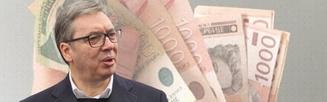 Vučić: Sledeće godine prosečna plata prelazi 1.000 evra