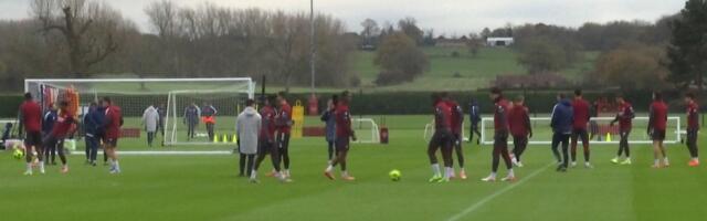 Arsenala odradio poslednji trening pred meč sa Bajernom