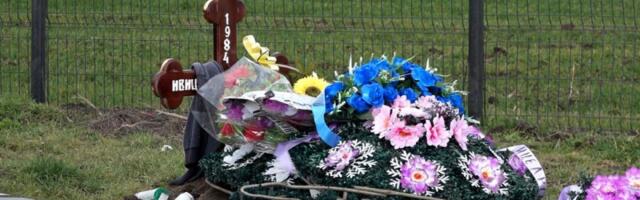 PONOVO OSKRNAVLJEN GROB IVICE TALIĆA U SKULANEVU KOD LIPLJANA! Skinuta srpska zastava