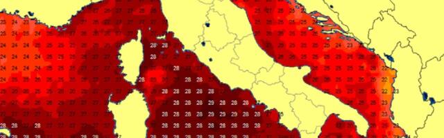 Najnovije mape temperatura mora: Evo gde je more već dostiglo 30 stepeni