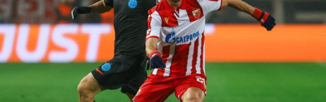 CRVENA ZVEZDA - FCSB Crveno-beli oprezni, čuvaju prednost sa igračem manje, Ivanić promašio zicer, 1:0