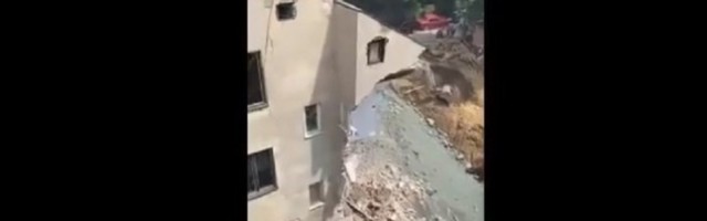 Prvi snimak nakon novog urušavanja zgrade na Vračaru (VIDEO)