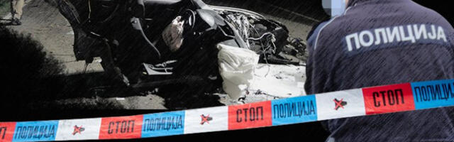 STRAVIČNA SAOBRAĆAJKA KOD KRUŠEVCA! Snimak sa mesta jezive nesreće - automobil potpuno izgoreo! (VIDEO)