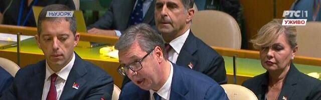 "Ja sam večeras ovde završio karijeru": Šta je Vučić rekao po završetku sednice GS UN?