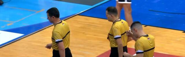 Prekinut meč Partizan – Mega! Sudije napustile teren!