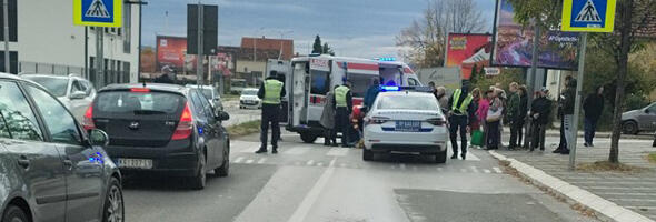 Motociklista oborio pešaka kod "BIG-a" (FOTO)
