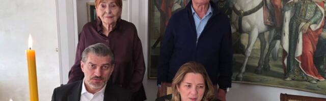 Predsednik Gruzije sa suprugom na slavi kod porodice Vučić: Velika sličnost običaja dva naroda