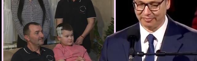 VUČIĆU SE NA SKUPU U ARENI OBRATILA I PORODICA KNEŽEVIĆ IZ BAJINE BAŠTE Dečaku omogućen lagodniji život zbog pomoći države: "Srbija je naša porodica" (FOTO)