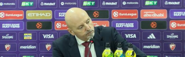 Saša Obradović se obraća posle velike pobede protiv Efesa: Konferenciju trenera Zvezde pratite na Sportalu /VIDEO/