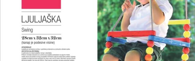 Sa tržišta Srbije se hitno povlači ova dečja ljuljaška: Postoji rizik od pada i povreda, roditelji OBRATITE PAŽNJU