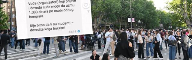 "ŠTO VIŠE LJUDI, VEĆA ZARADA" Otkrivena prepiska blokadera, nude dnevnice za dolazak na skup: "Honorar od 5.000 DINARA, MOGU DA UZMU..." (FOTO)