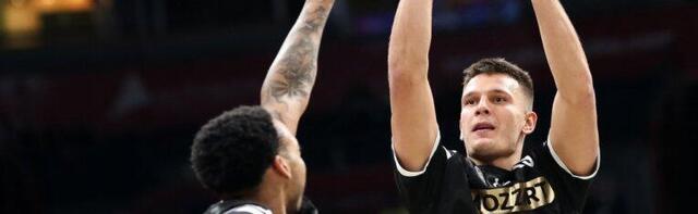 PARTIZAN "REŠETA" SPLIĆANE! Gosti ne znaju šta ih je snašlo u prvom poluvremenu!