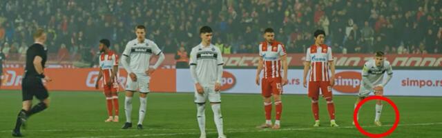 Ovo niste videli na TV-u: Andrej Kostić bio nestrpljiv, gazio liniju pre penala, nije pogledao gde mu je noga!