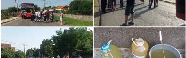 ŠESTI DAN BEZ VODE Građani s protesta: "Sram ih bilo, šta nam rade" (VIDEO)