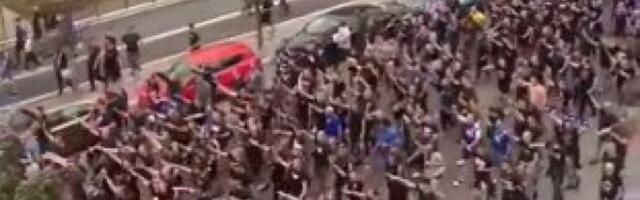 USTAŠE ZGROZILE JAVNOST FAŠISTIČKIM POZDRAVOM! UEFA mora da reaguje, OVAKO NEŠTO JE NEPRIHVATLJIVO! (VIDEO)