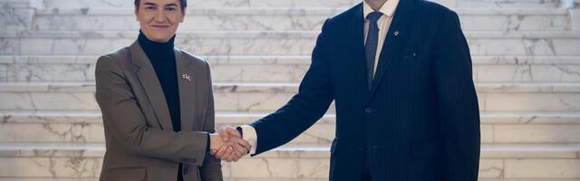 "STRATEŠKI CILJ SRBIJE JE ČLANSTVO U EVROPSKOJ UNIJI": Brnabić u Helsinkiju sa ministrom Strandom