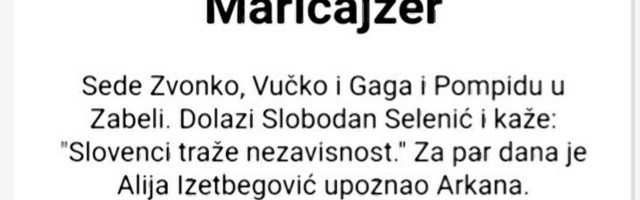 Na internetu je hit sajt generator izjava Milomira Marića i ne prestajemo da se smejemo!