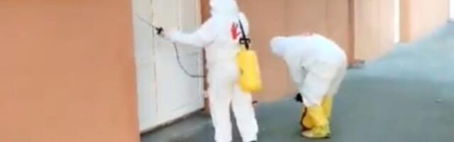 "Čišćenje Kovačice" nakon posete Vučića: U zaštitnim odelima građani pumpaju (VIDEO)