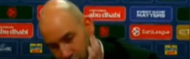 Vasilis Spanulis šokiran na konferenciji za medije: Dobro veče nikome! /VIDEO/