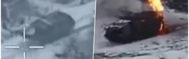 "RUSKA KOLONA PRETRPELA TEŽAK PORAZ KOD POKROVSKA": Azov prikazao snimke uništenog ruskog naoružanja (VIDEO)