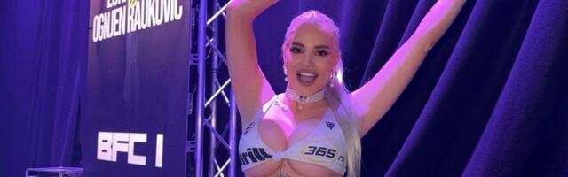 Svi gledaju u bivšu miss Balkana na tučama Bake Praseta: Grudi ispale iz topa, a šorc na pola zadnjice