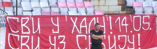Predivna poruka na stadionu u Nišu dok se Radnički bori za opstanak, ovako se voli Srbija