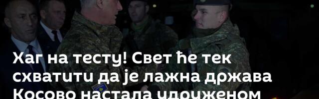 Хаг на тесту! Свет ће тек схватити да је лажна држава Косово настала удруженом злочиначком подухвату